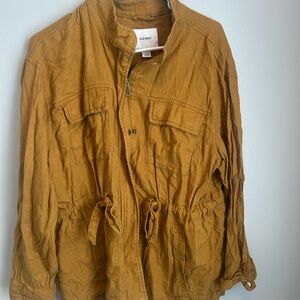 Old Navy Men's Brown Military Jacket
